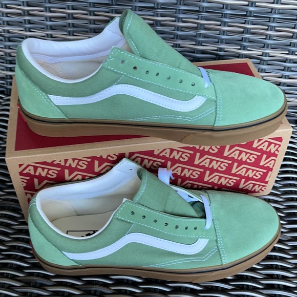 Vans Old Skool Gum Basil/True White MENS - Picture 4 of 16